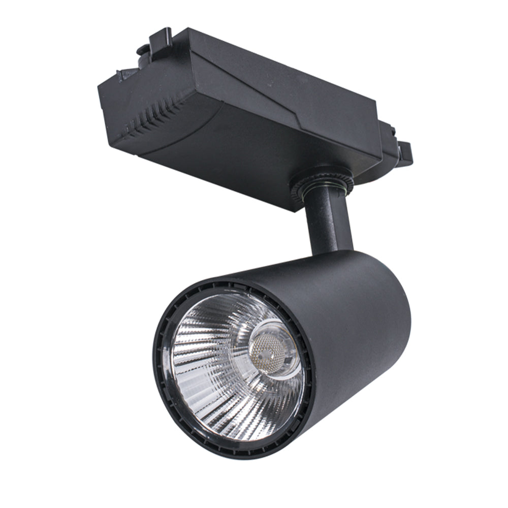 LED D88 CONICAL 20W 6000K BLACK TRACKLIGHT (TEKLED)