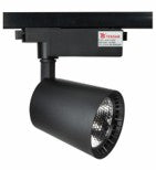 LED D100 CONICAL 30W BLACK TRACKLIGHT (TEKLED)