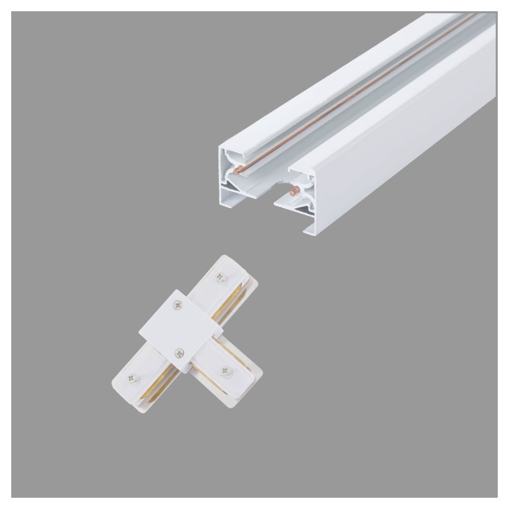 Connector for Track for 2 Conductor Tracklight adaptors