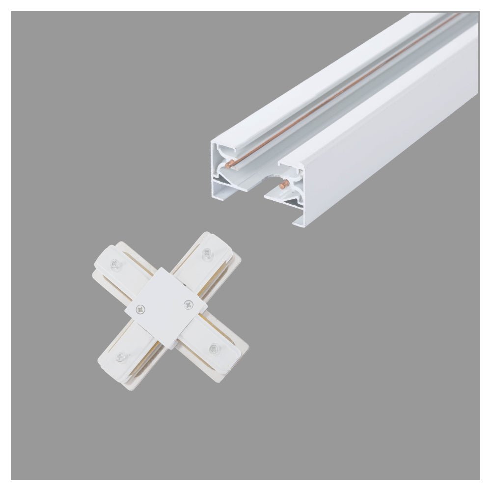 Connector for Track for 2 Conductor Tracklight adaptors