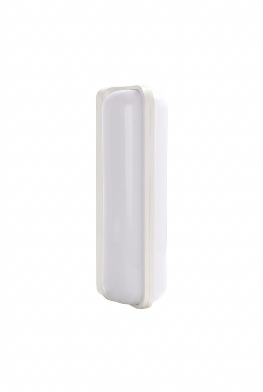 LED Plastic White Modern Outdoor Wall Light Cool Daylight (TEKLED)