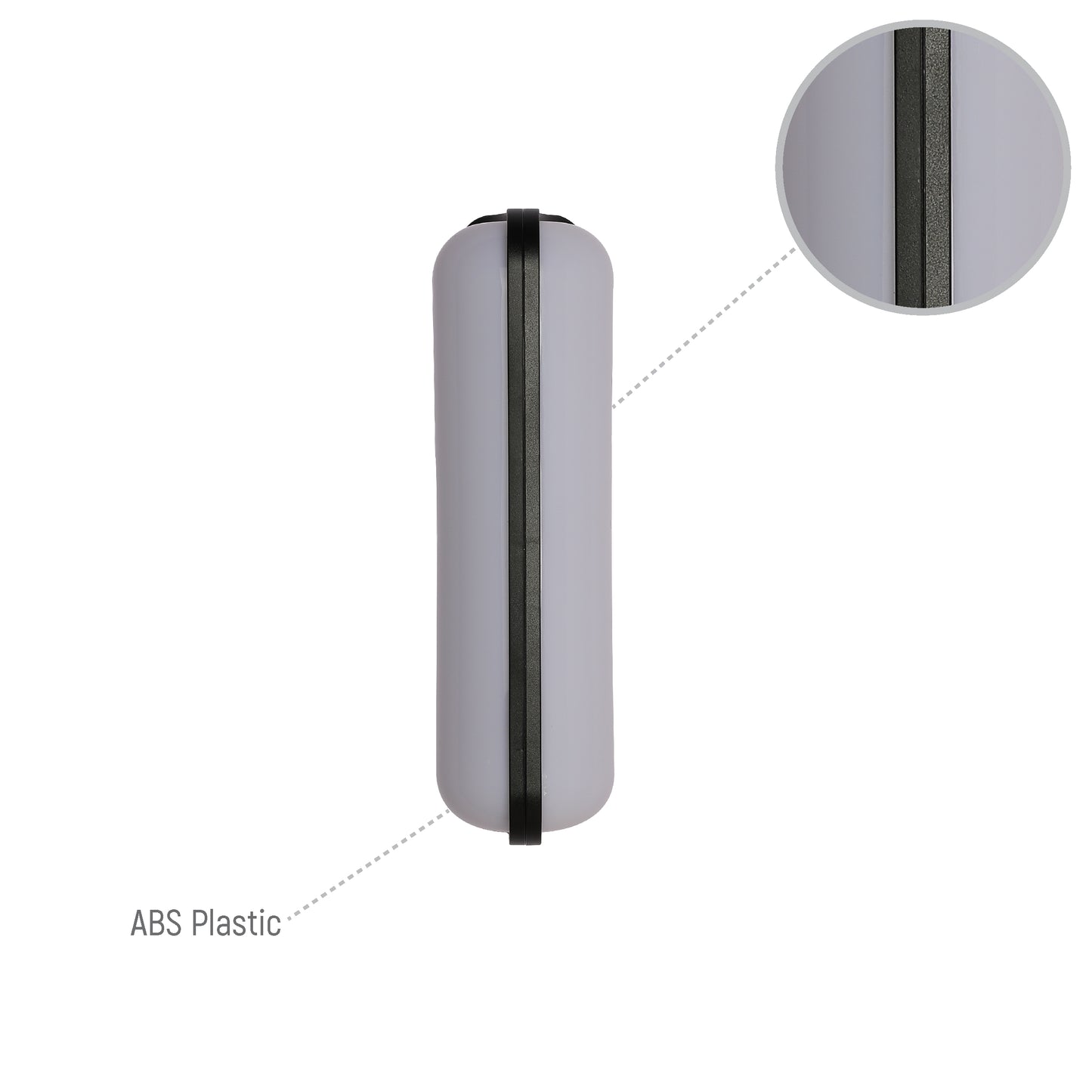 LED Plastic Black Modern Outdoor Wall Light
