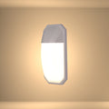 Black Plastic LED Outdoor Wall Light 15W