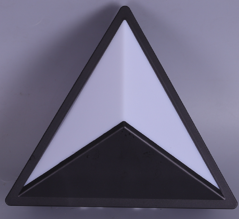 Pyramid Modern PlasticLED Outdoor Wall Light 24W Cool White (TEKLED)
