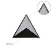 Pyramid Modern PlasticLED Outdoor Wall Light Cool White (TEKLED)
