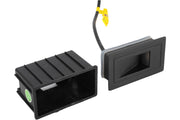 LED Outdoor Wall Light D705SS Black 5W 3000K IP54 (TEKLED)