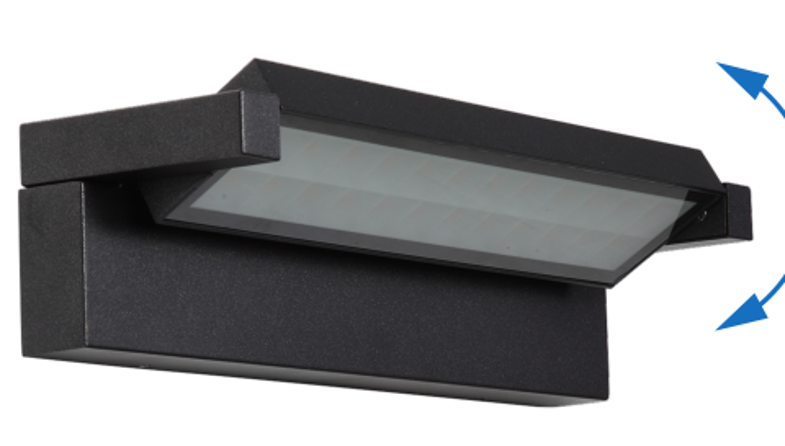 Black LED Outdoor Wall Light W1473 30W 3000K IP65(TEKLED)