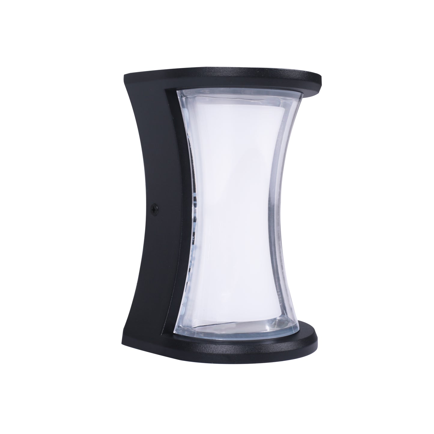 MODERN LED HOURGLASS UP DOWN OUTDOOR WALL LIGHT BL