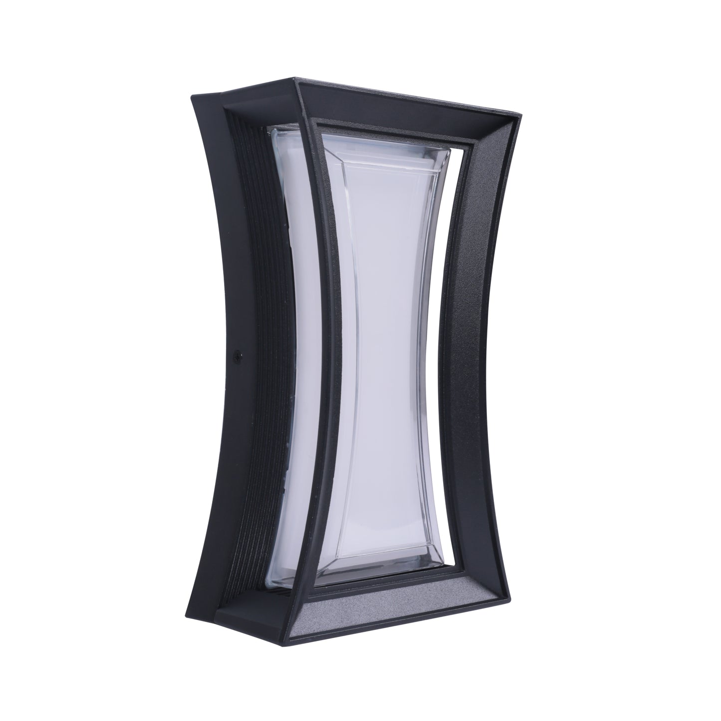 HOURGLASS LED WALL LIGHT BLACK 12W 4000K SMALL (TEKELED)