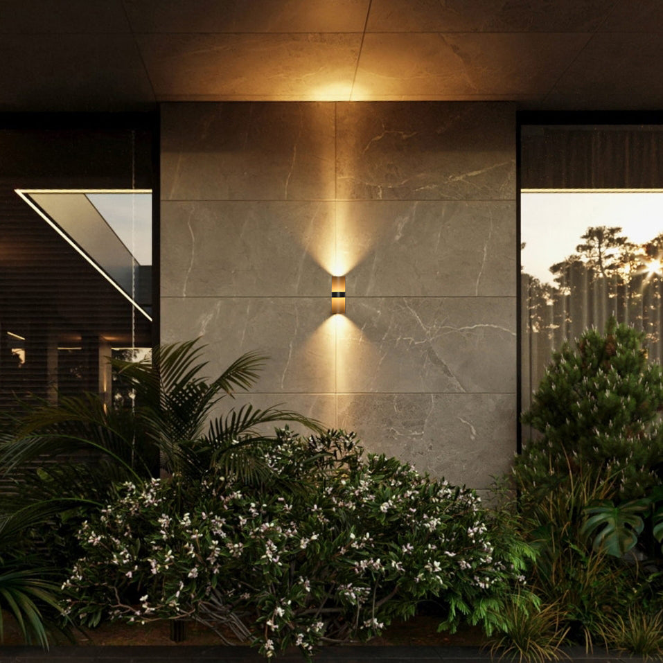 Splitted Bamboo Middle Node Up and DownLED Outdoor Wall Light 3000K/4000K/6500K 13W (TEKLED)