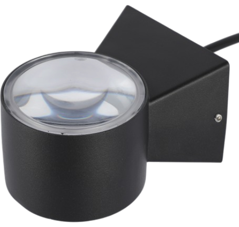 LED Outdoor Wall Light F901 Black 7Wx2 3CCT IP54 (TEKLED)
