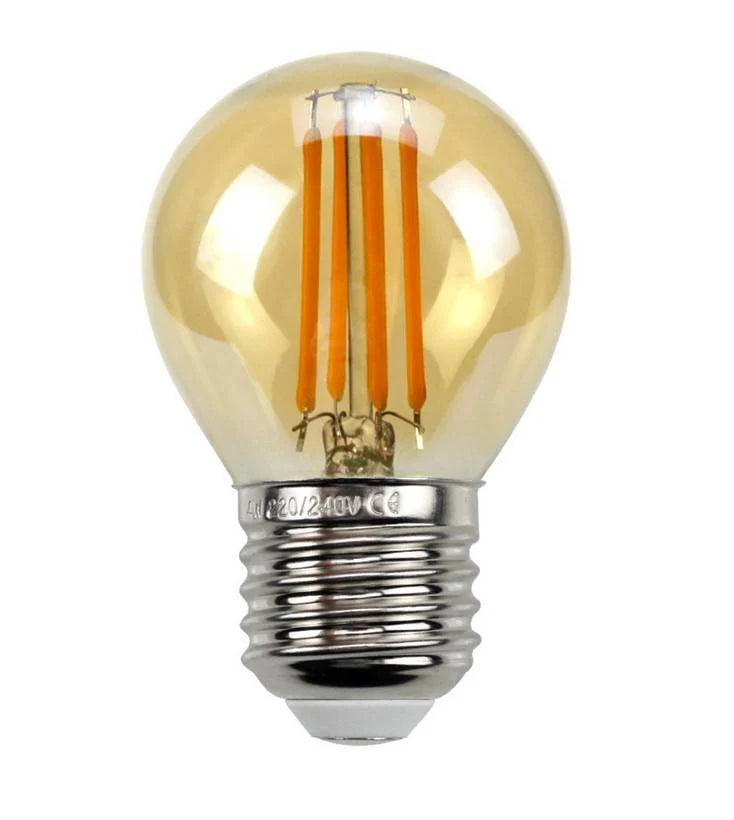 BULB LED G45 4W E27 2400K 410LM 85-265V AMBER(TEKLED)