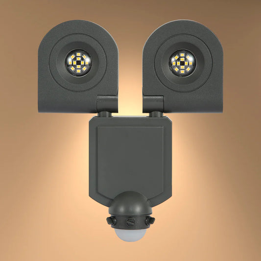 Wall-A Double Head Security Floodlight with PIR Sensor 20W Cool White 4000K