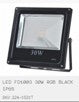 Floodlight LED FD1003 30W RGB BLACK IP65(Tekled)