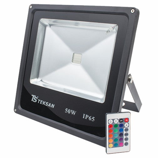 Floodlight LED FD1005 50WRGB BLACK IP65(Tekled)