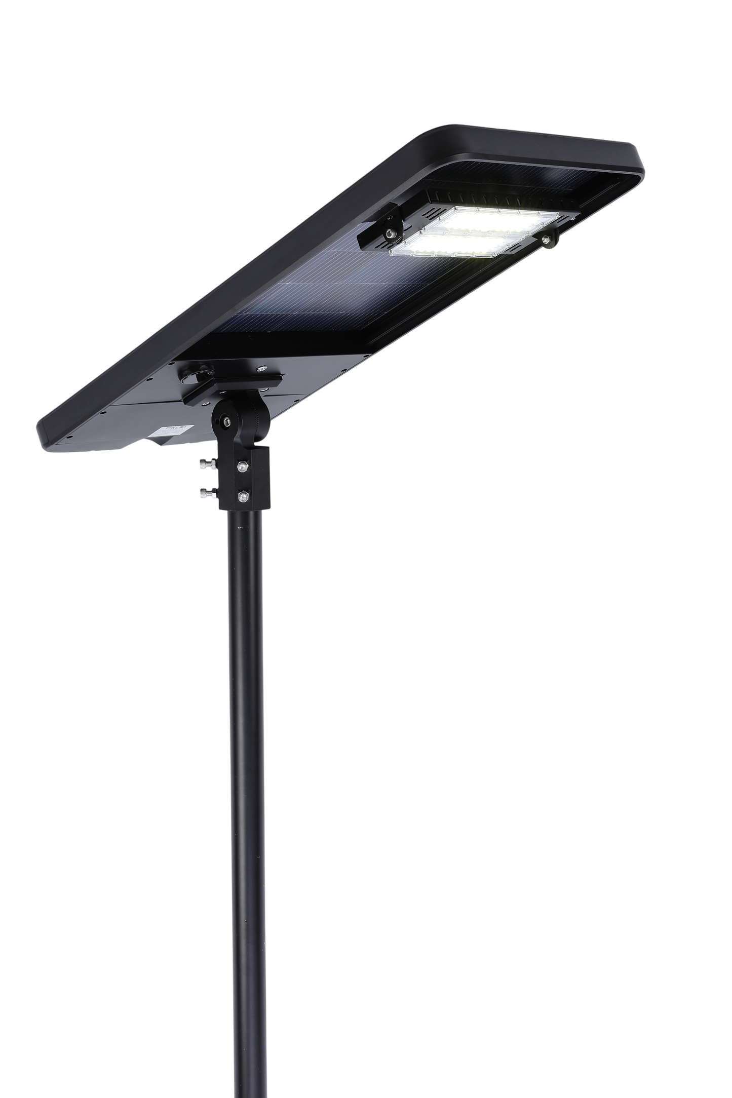 SOLAR STREET LIGHT BLACK 50W 5000K  IP65 (100W SOLAR PANEL) (TEKLED)