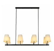 Chandelier MD21456/8 8XE14 BLCK L1200MM