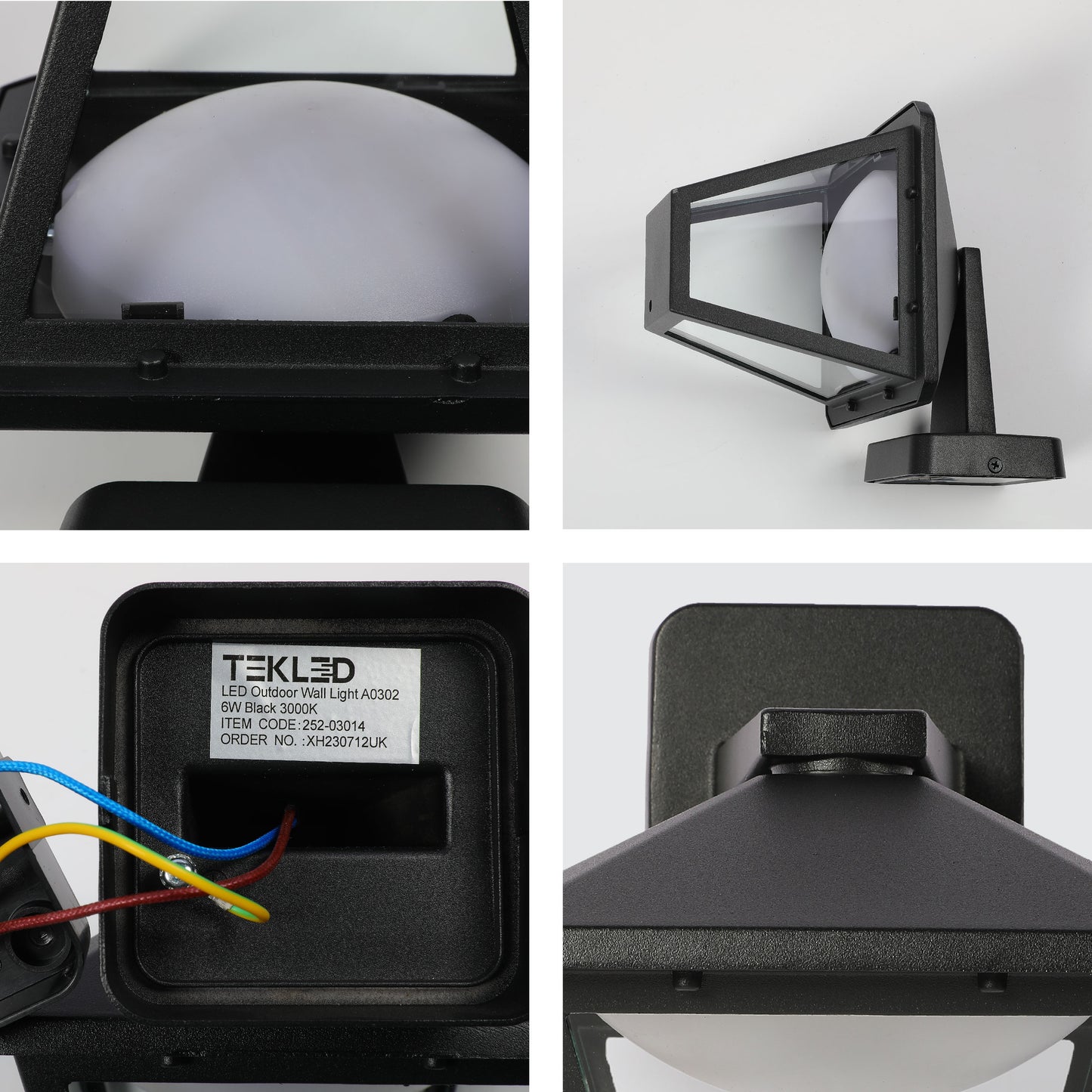 LED Outdoor Wall Light A0302 6W Black
