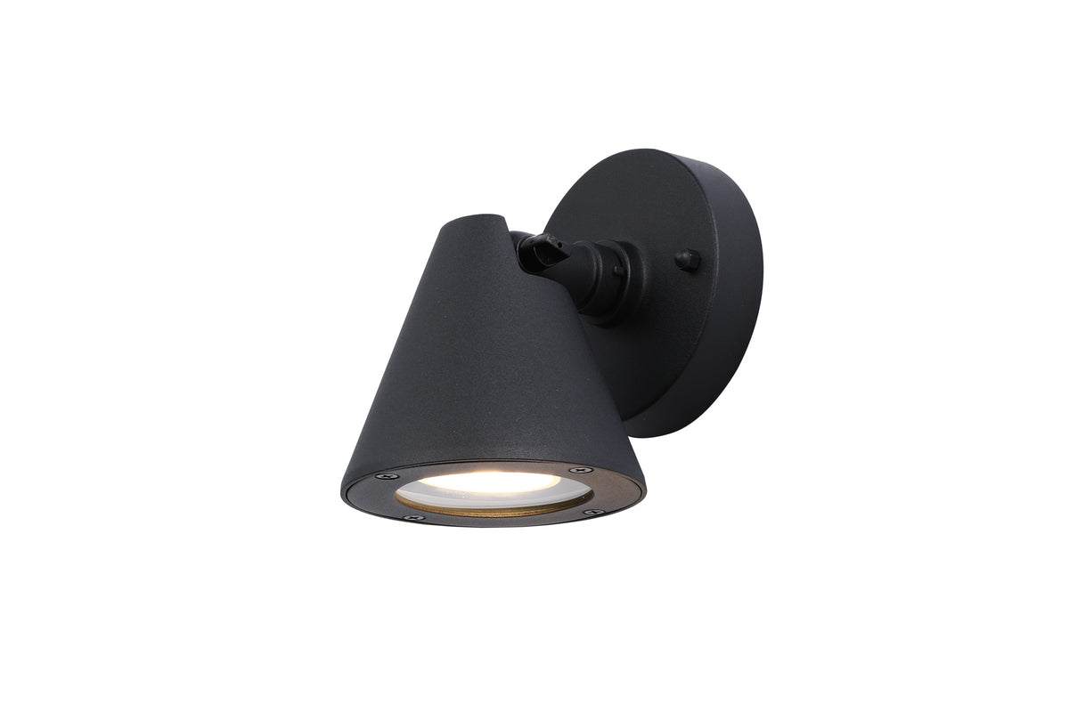Outdoor Wall Light YZ19193 GU10 Black (TEKLED)