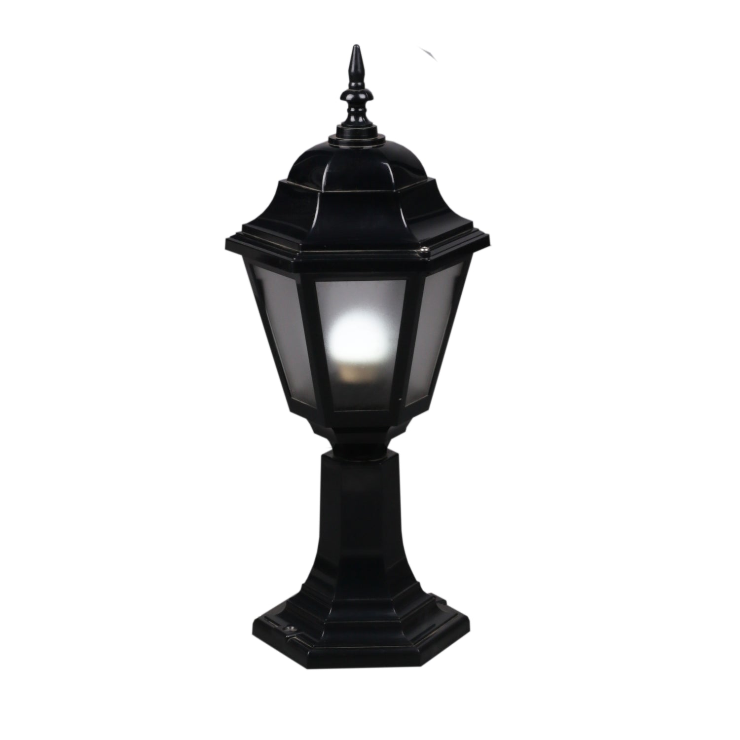 Luminaire NAPOLI PLASTIC BLACK on the counter, hex (TT-KZ)