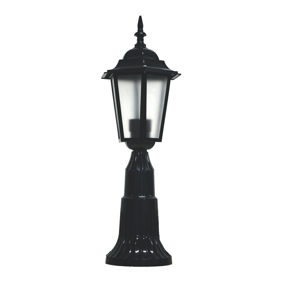 Luminaire ROMA PLASTIC S BLACK on the counter, round (TT-KZ)