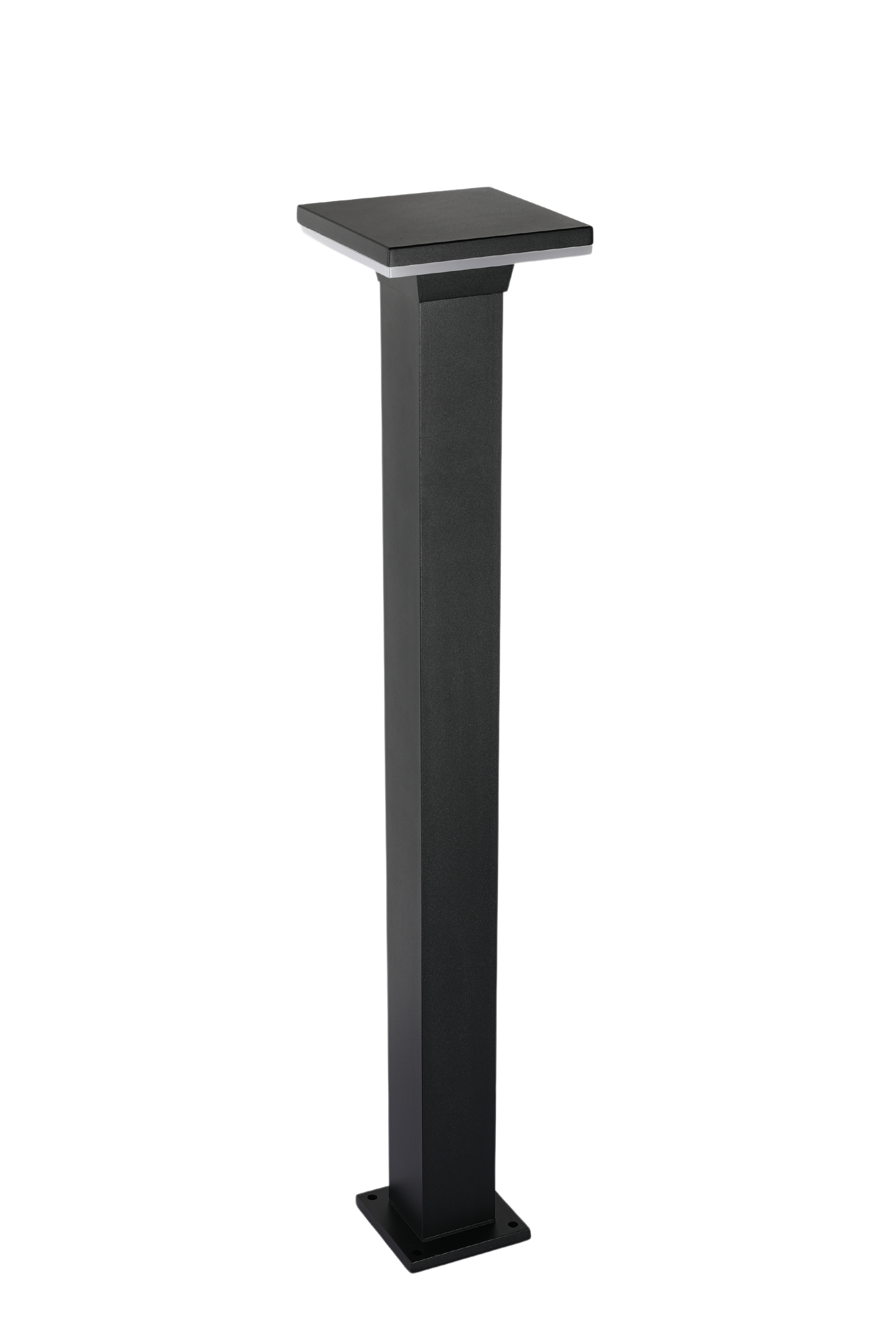 LAWN LAMP SMD F841F 12W BLACK 3000K 150X150X800 (TEKLED)