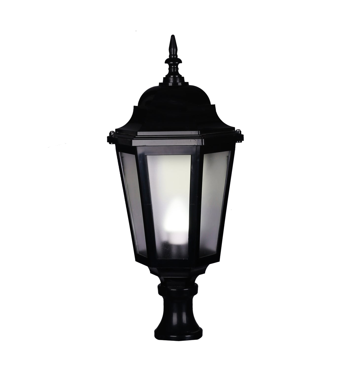 Park luminaire VENEZIA PLASTIC /80cm BLACK E27 (TT-KZ)