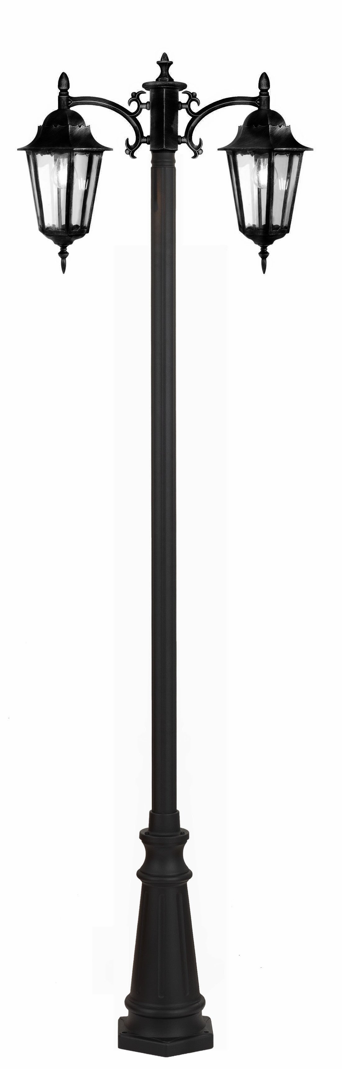 LANDSCAPE RH056P2 H-2m MATT BLACK 2xE27 struboi(TS)