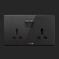 250V 2Gang 13A Switched Univer Socket with Indicator