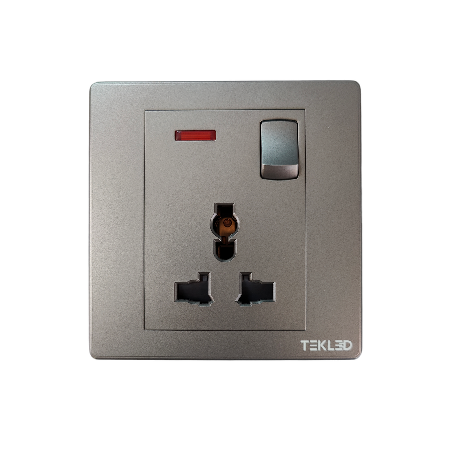 250V 1Gang 13A Switched Univer Socket with Indicator