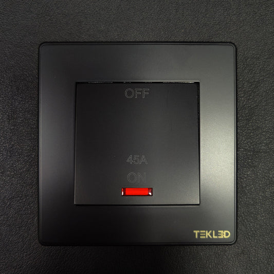 1Gang 45A DP Switch with Indicator (TEKLED)