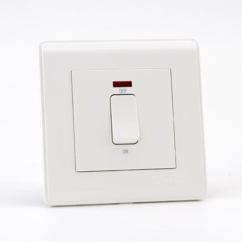 PRIME WHITE 20A DP 1 GANG Switch (TS)