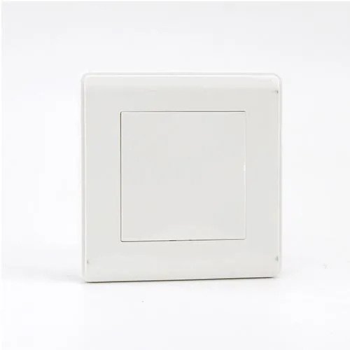 PRIME WHITE 1 GANG BLANK PLATE, Single (TS)