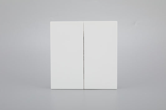 2 GANG 2 WAY PLATE SWITCH S60-004 BABY FACE (TEKLED ELECTRIC)