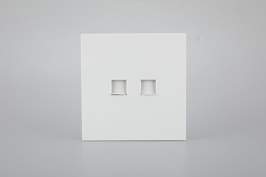 DOUBLE COMPUTER SOCKET CAT6 S60-024 BABY FACE(TEKLED ELECTRIC)