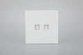 DOUBLE COMPUTER SOCKET CAT6 S60-024 BABY FACE(TEKLED ELECTRIC)