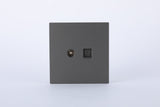 TV AND CAT6 COMPUTER SOCKET S60-023 (TEKLED ELECTRIC)