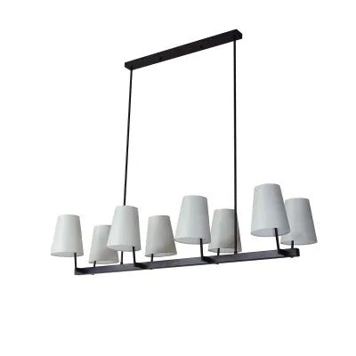 Chandelier MD21456/8 8XE14 BLCK L1200MM