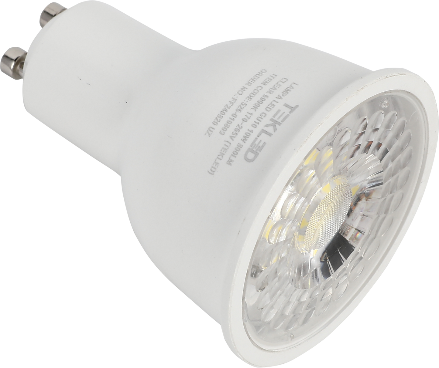 LAMPA LED GU10 10W 800LM CLEAR 85-265V (TEKLED)