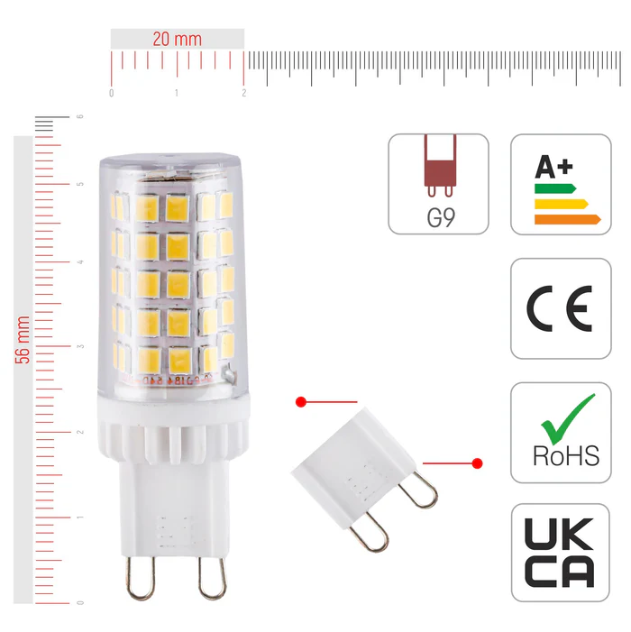 BULB KAPSULLED G9 5W 500LM 3000K 85-265V(TEKLED)