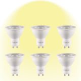 Lepus LED Spot Bulb PAR16 Dimmable GU10 7W Pack of 6