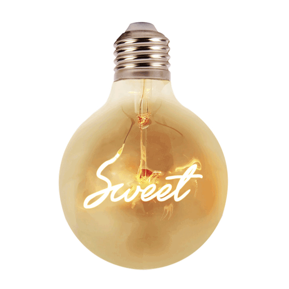 LED G125 4W SWEET AMBER E27 3000K