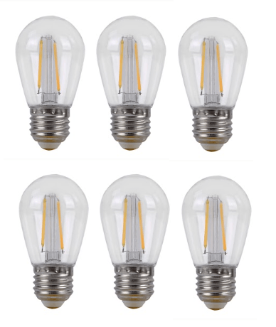 Pollux LED Edison Bulb String Festoon Light ST14 IP65 Waterproof