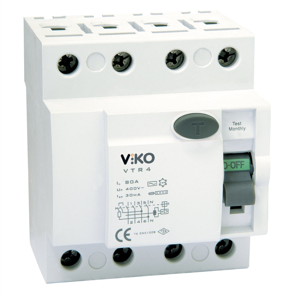 VTR4-2530 UZO RCCB 4P 25A 30MA(VIKO)