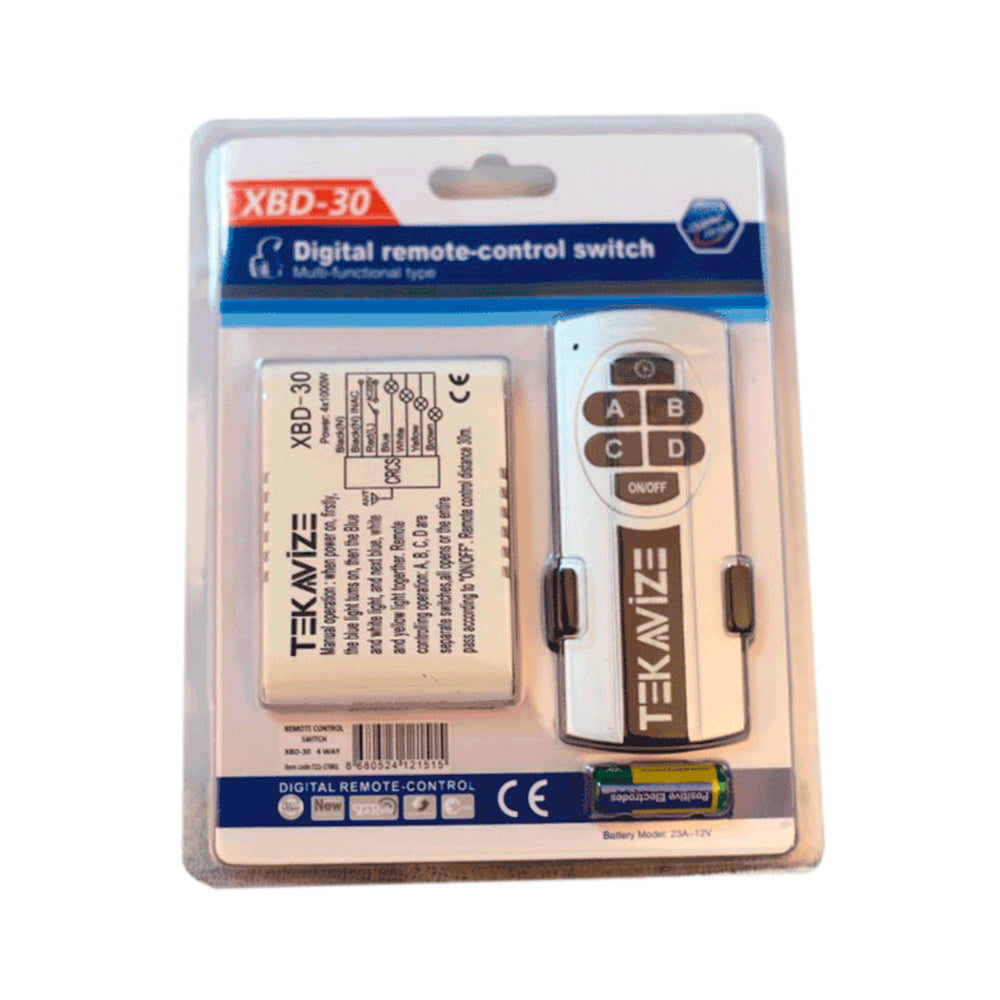 REMOTE-CONTROL SWITCHXBD-30 4WAY(TEKAVIZE)