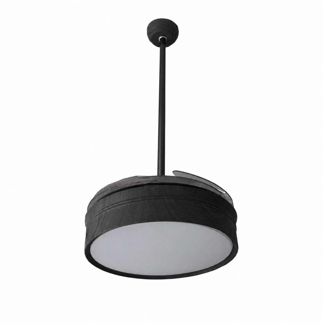 Chandelier LED 9063W 36W Wengie s ventilatorom (TEKFAN)
