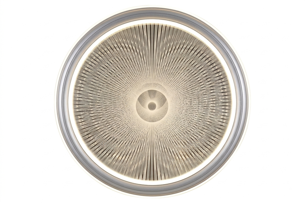 LED Ceiling Light P203 Silvery D500 3CCT 30WX2(TEKLED)