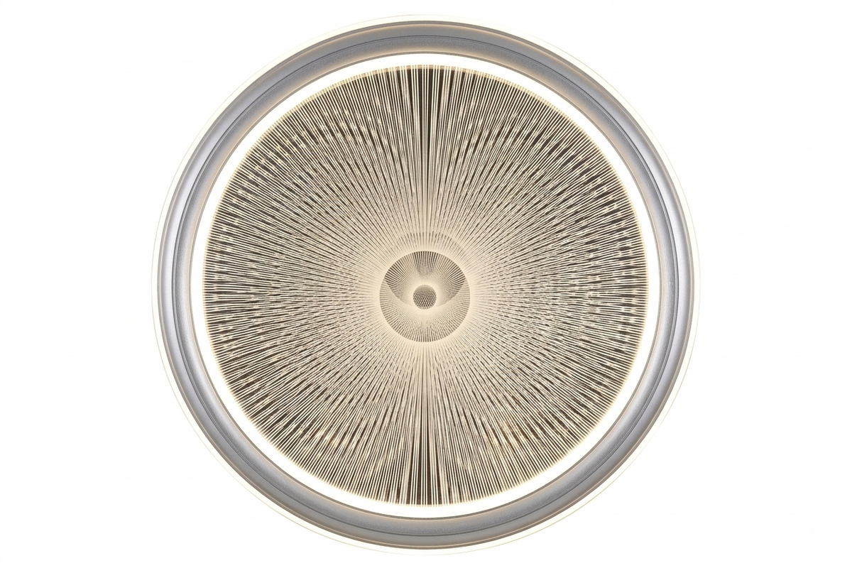LED Ceiling Light P203 Silvery D500 3CCT 30WX2(TEKLED)