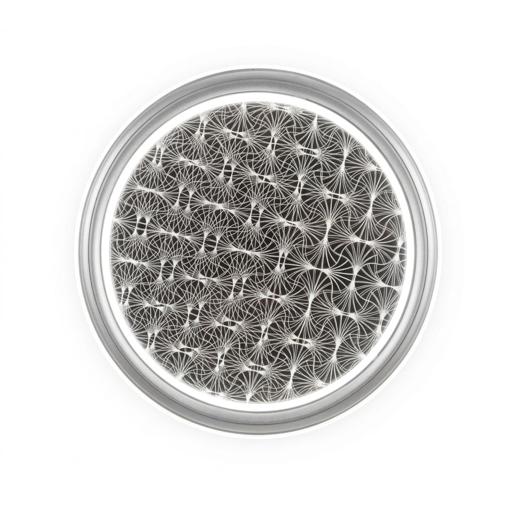 LED Ceiling Light P202 Silvery D500 3CCT 30WX2(TEKLED)