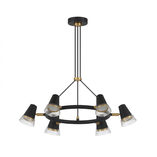 PENDANT LAMP 68744 BLACK+BRASS GU10(TEKLED)
